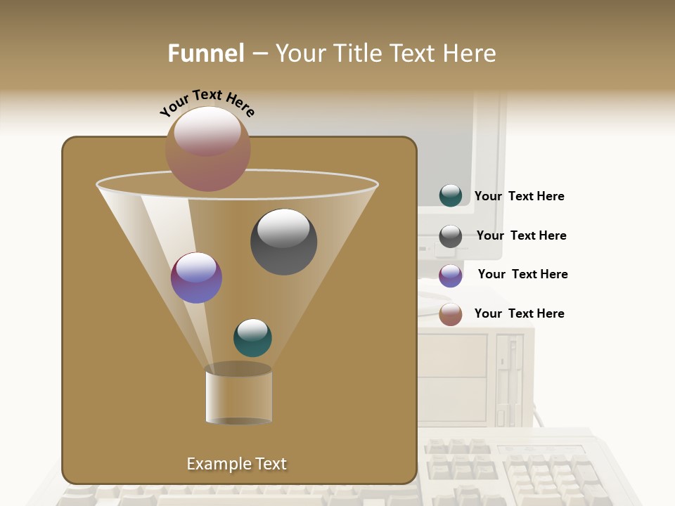 Isolated Cutout Plastic PowerPoint Template