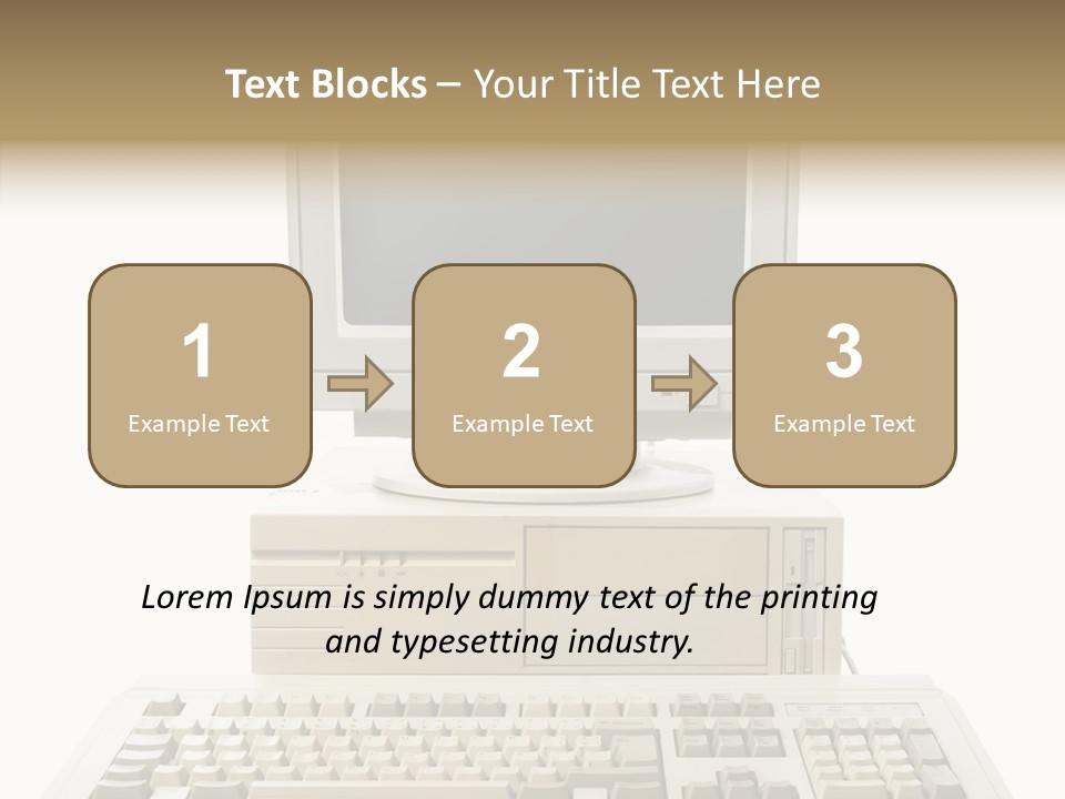 Isolated Cutout Plastic PowerPoint Template