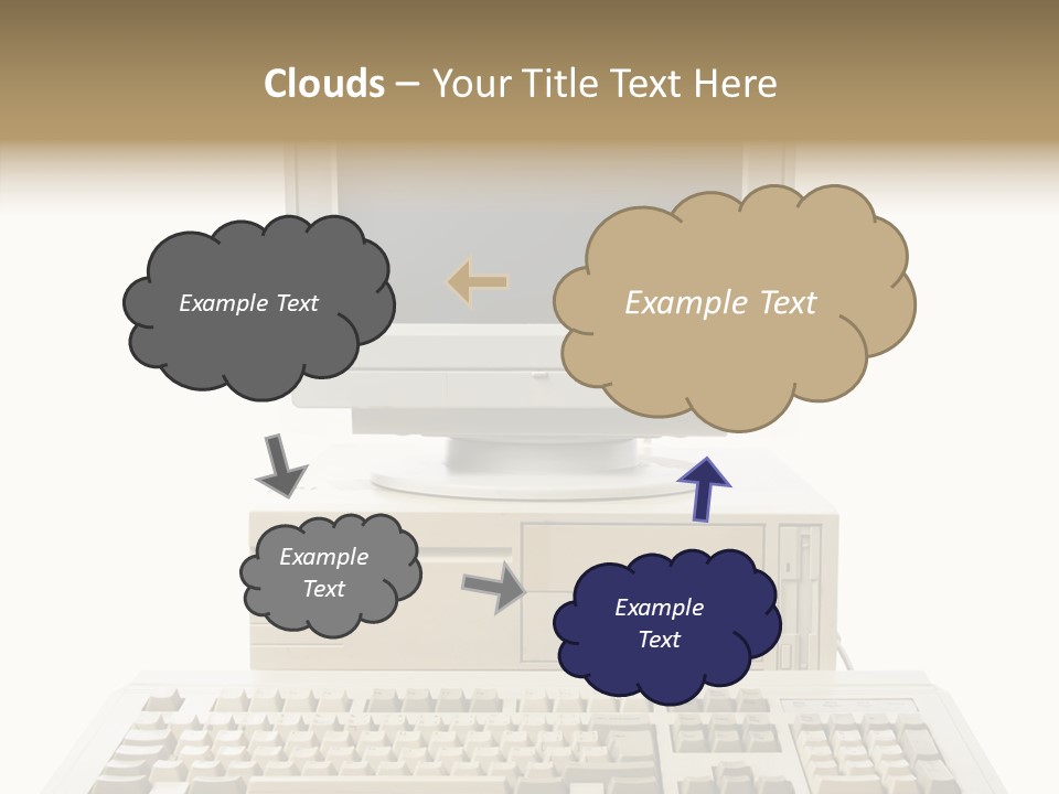 Isolated Cutout Plastic PowerPoint Template