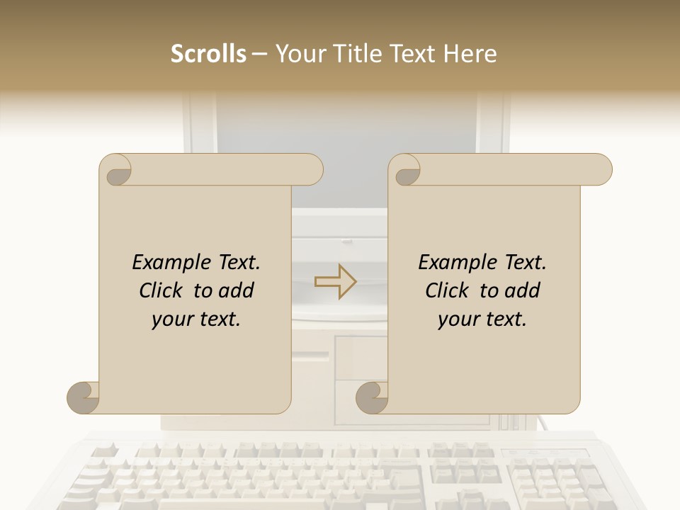 Isolated Cutout Plastic PowerPoint Template