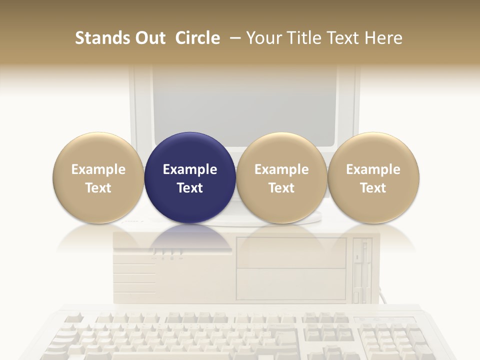 Isolated Cutout Plastic PowerPoint Template