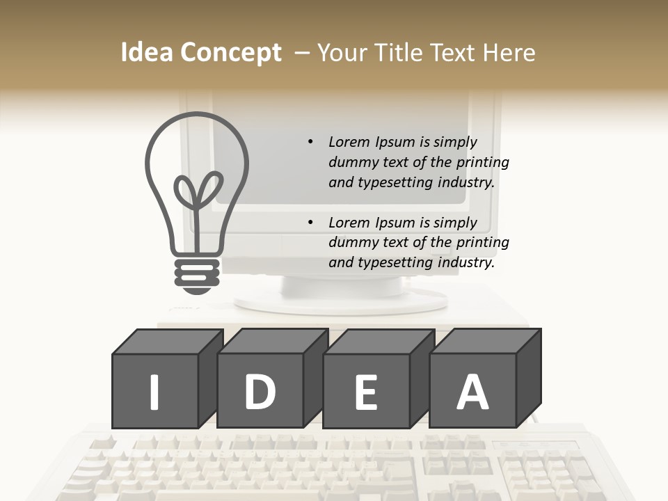 Isolated Cutout Plastic PowerPoint Template