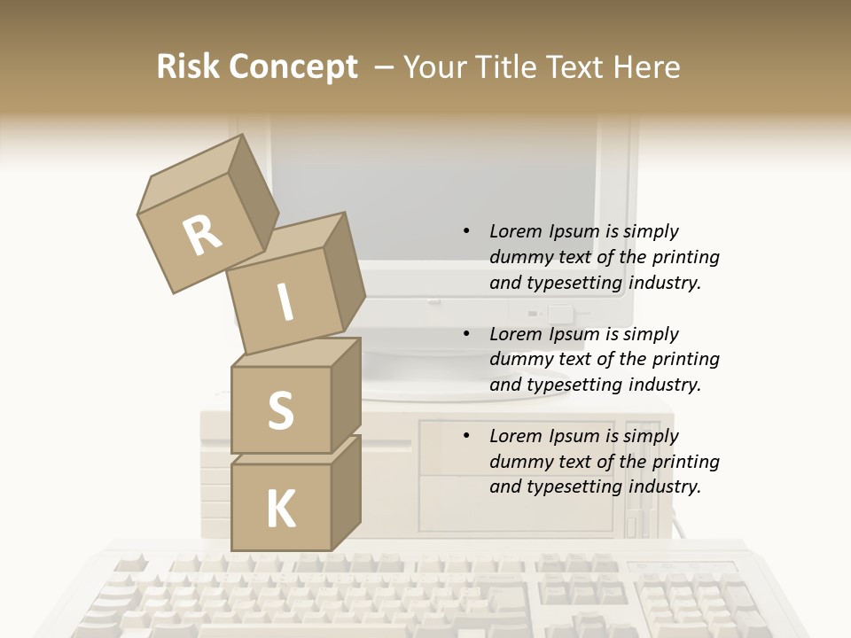 Isolated Cutout Plastic PowerPoint Template