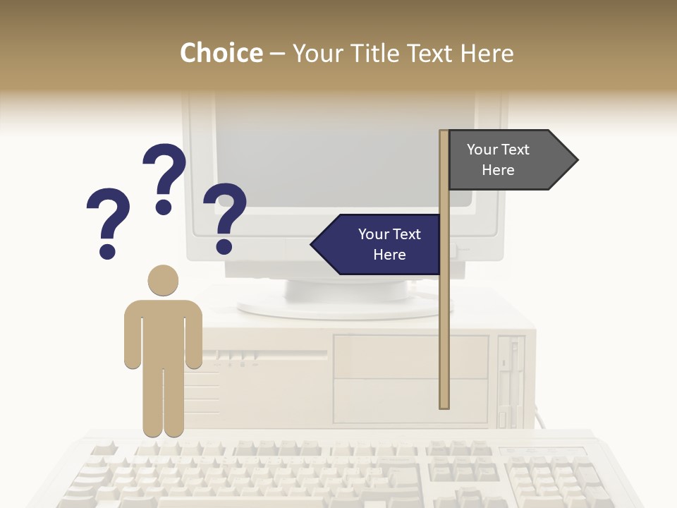 Isolated Cutout Plastic PowerPoint Template