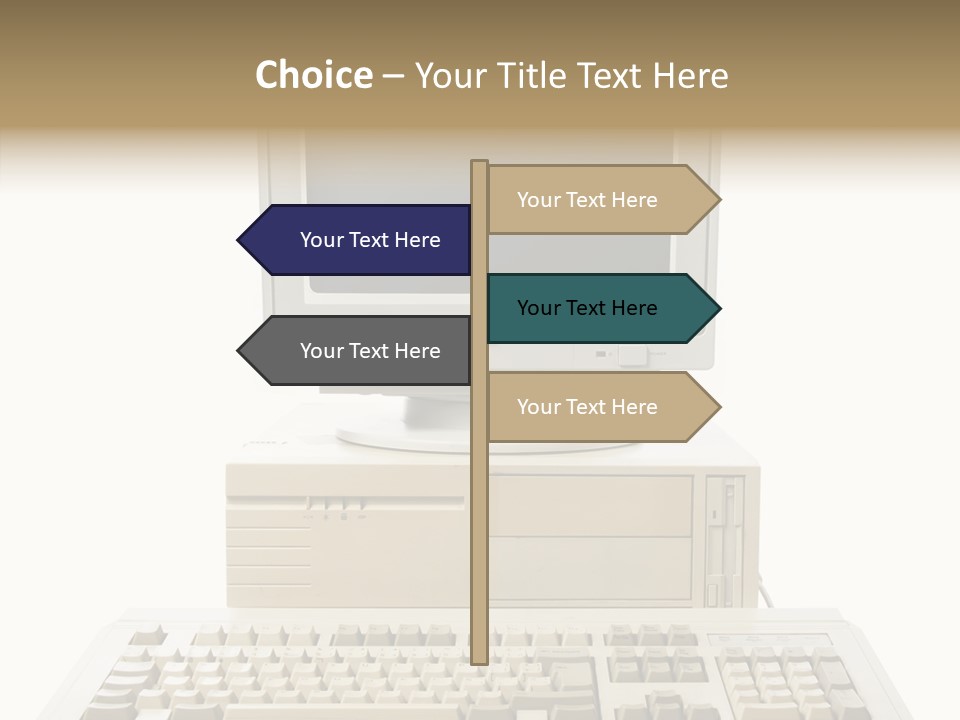 Isolated Cutout Plastic PowerPoint Template