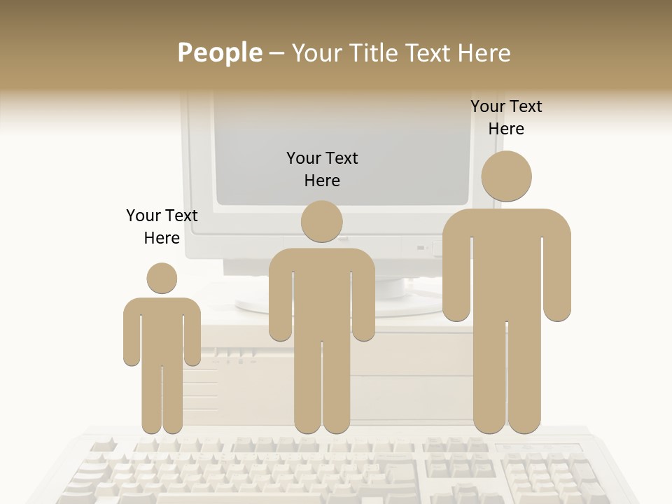 Isolated Cutout Plastic PowerPoint Template