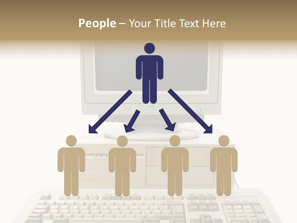 Isolated Cutout Plastic PowerPoint Template