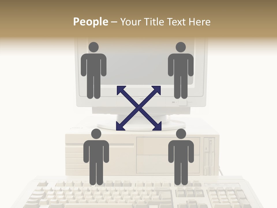 Isolated Cutout Plastic PowerPoint Template