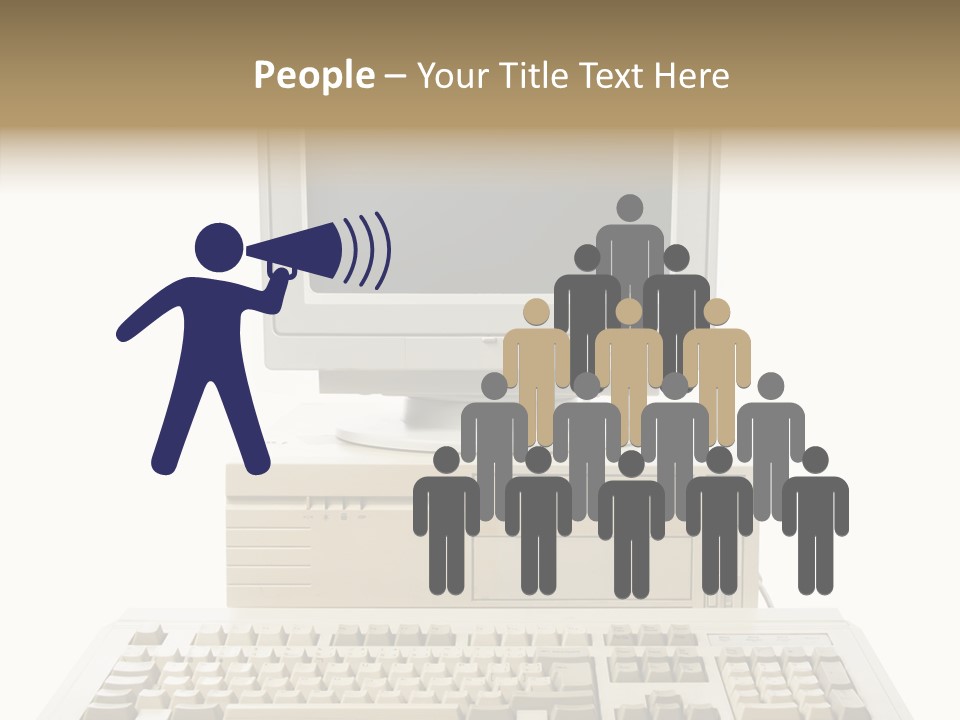 Isolated Cutout Plastic PowerPoint Template