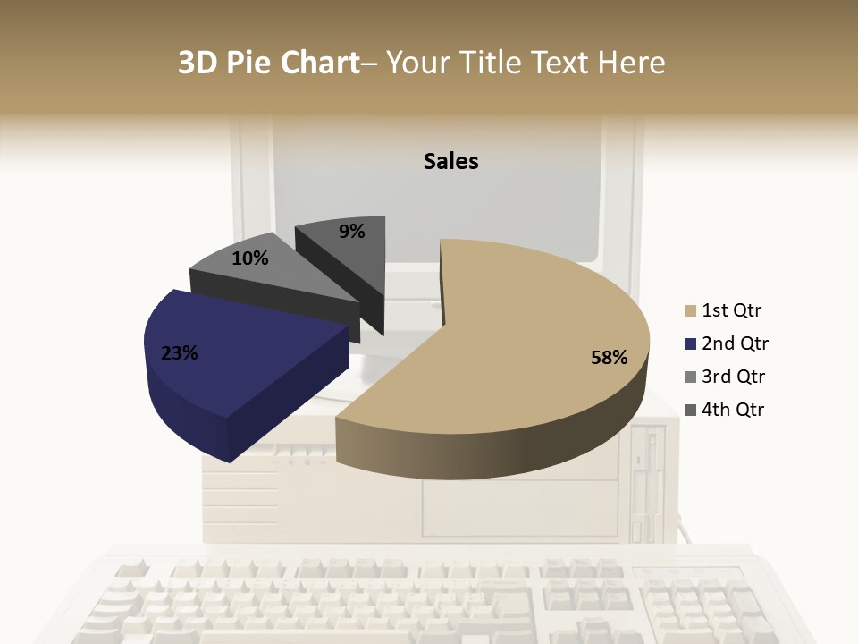 Isolated Cutout Plastic PowerPoint Template