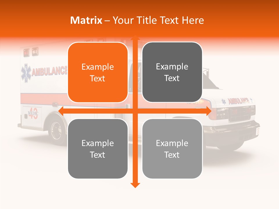 Healthcare Automobile Response PowerPoint Template
