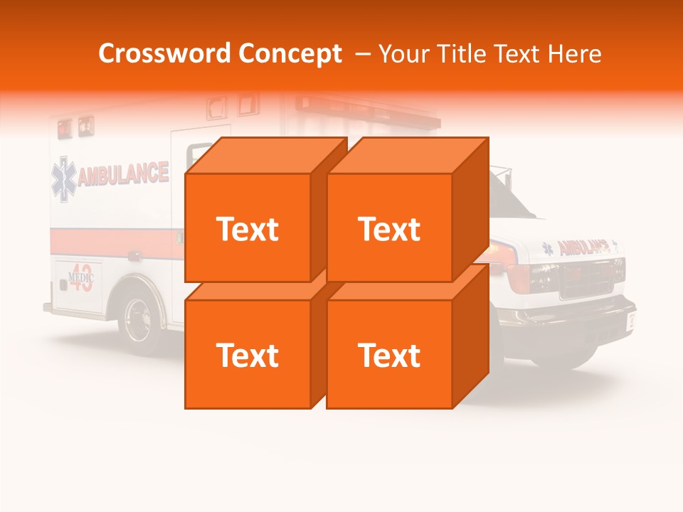 Healthcare Automobile Response PowerPoint Template