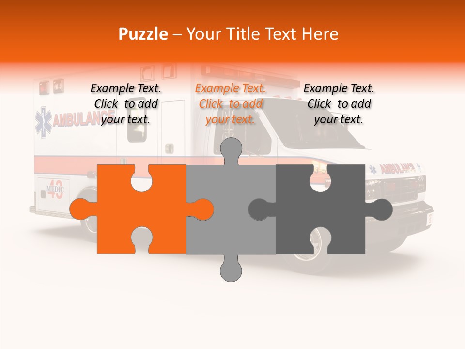 Healthcare Automobile Response PowerPoint Template