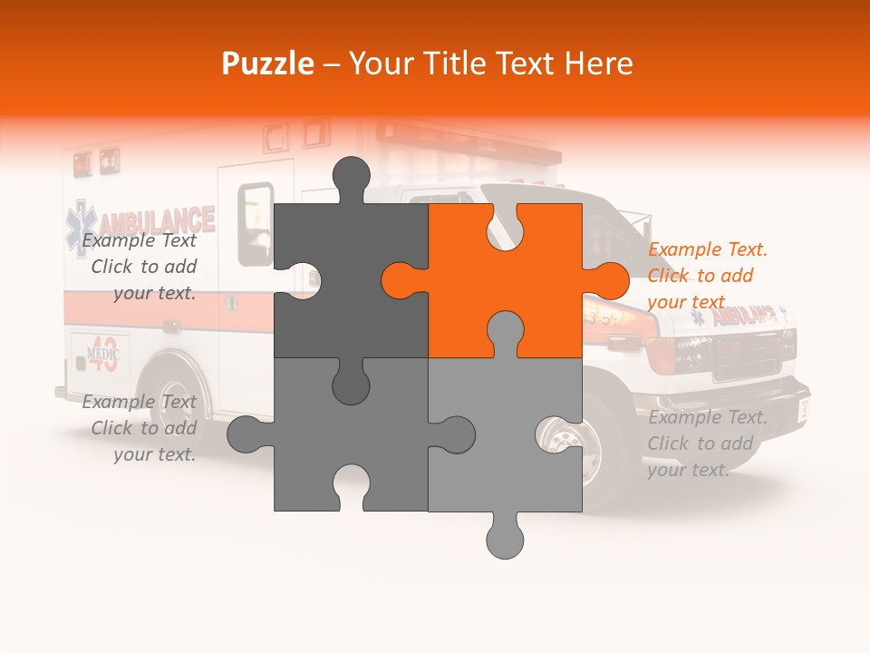 Healthcare Automobile Response PowerPoint Template