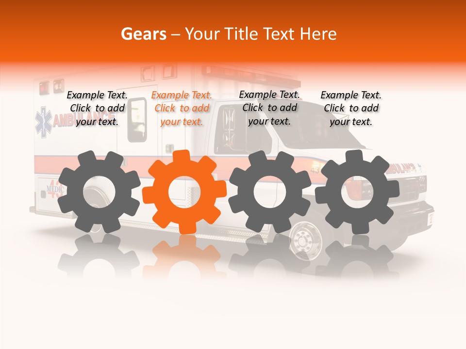 Healthcare Automobile Response PowerPoint Template