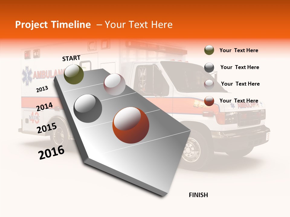 Healthcare Automobile Response PowerPoint Template