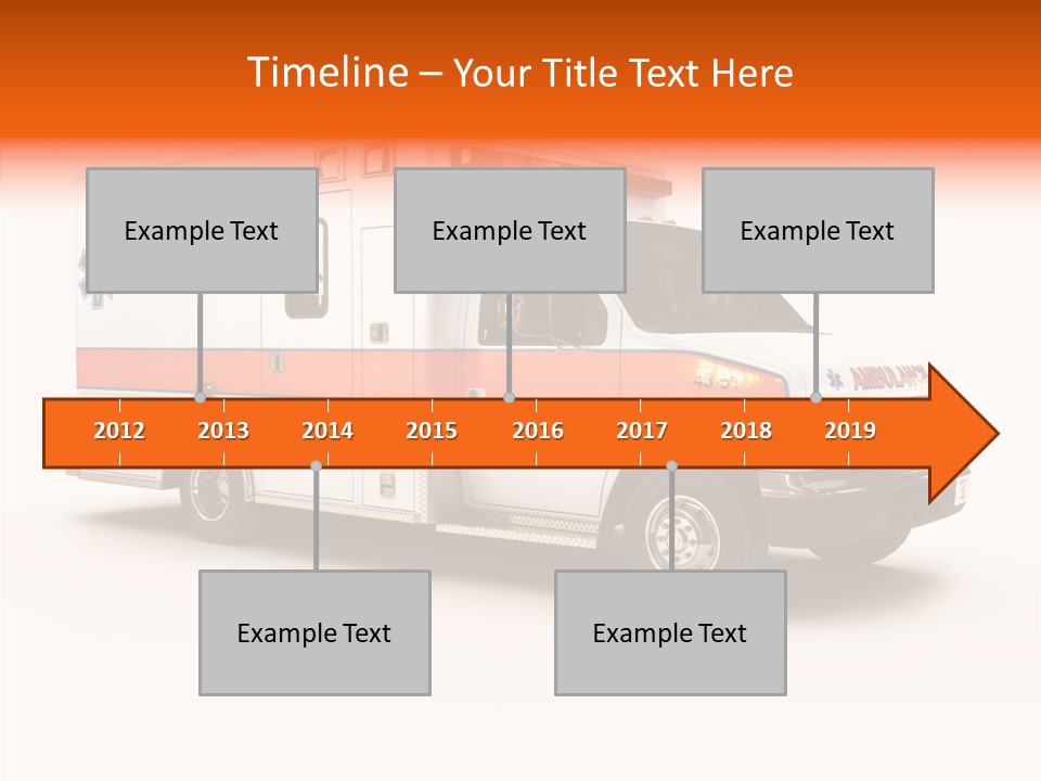 Healthcare Automobile Response PowerPoint Template