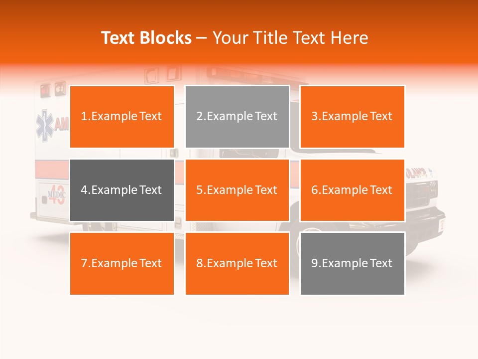 Healthcare Automobile Response PowerPoint Template
