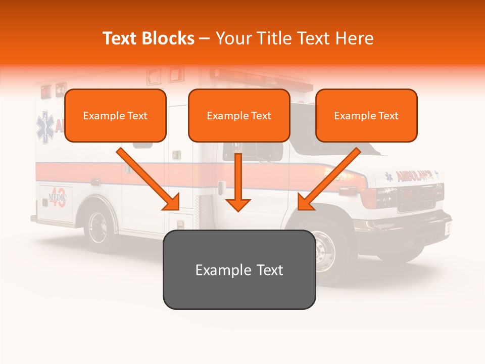 Healthcare Automobile Response PowerPoint Template
