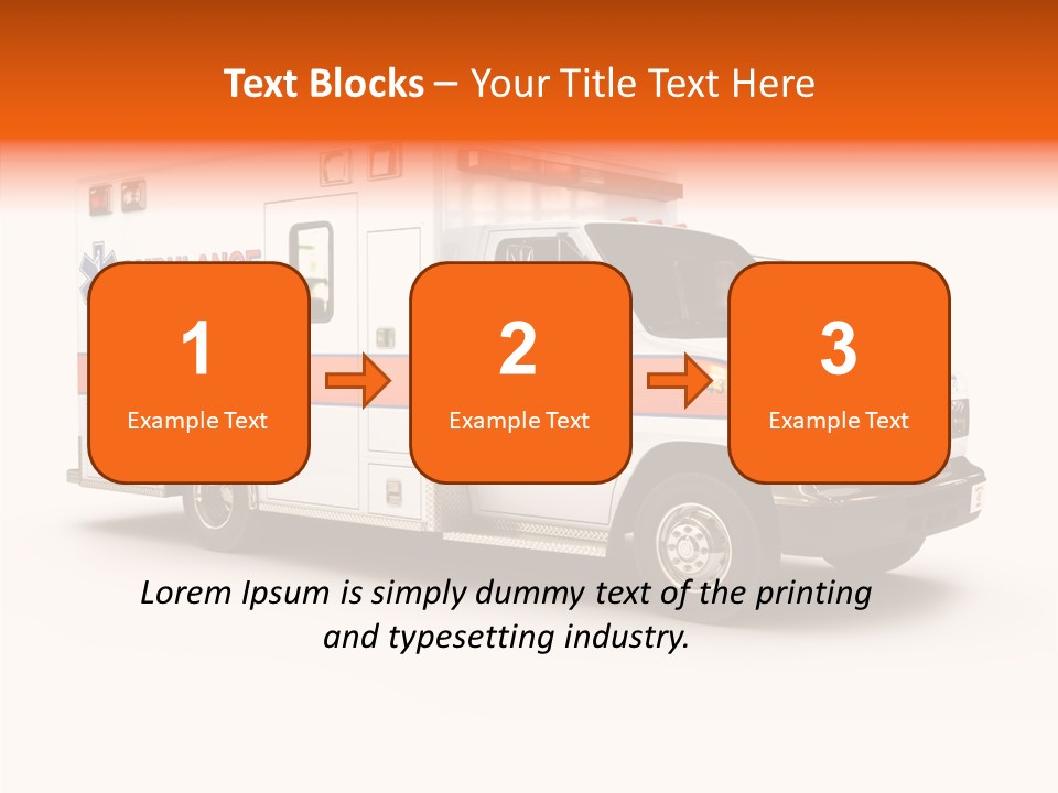 Healthcare Automobile Response PowerPoint Template