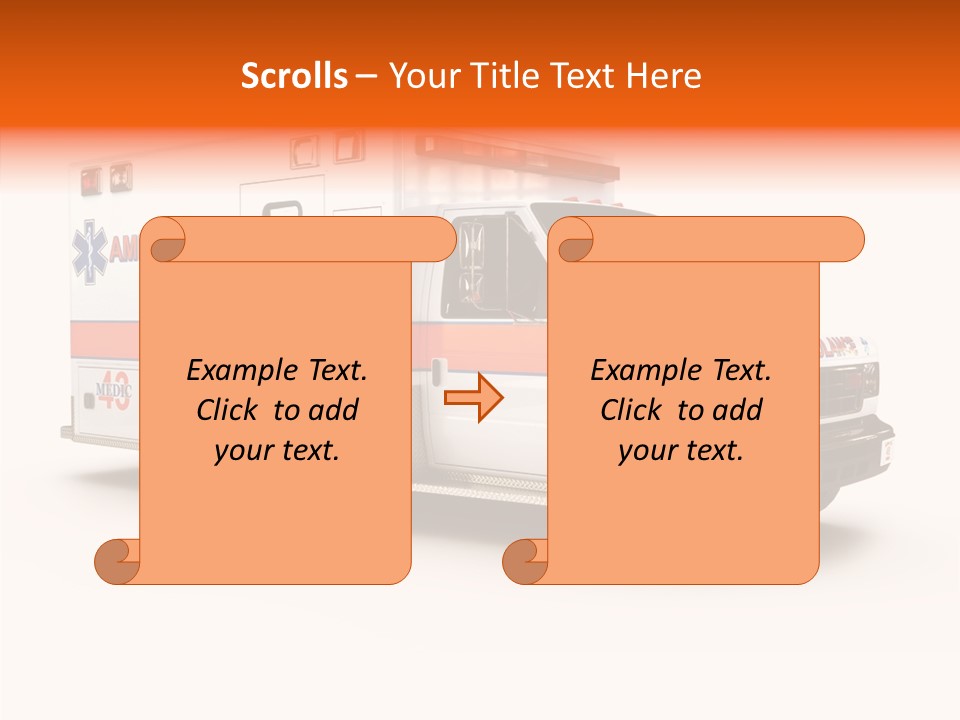 Healthcare Automobile Response PowerPoint Template
