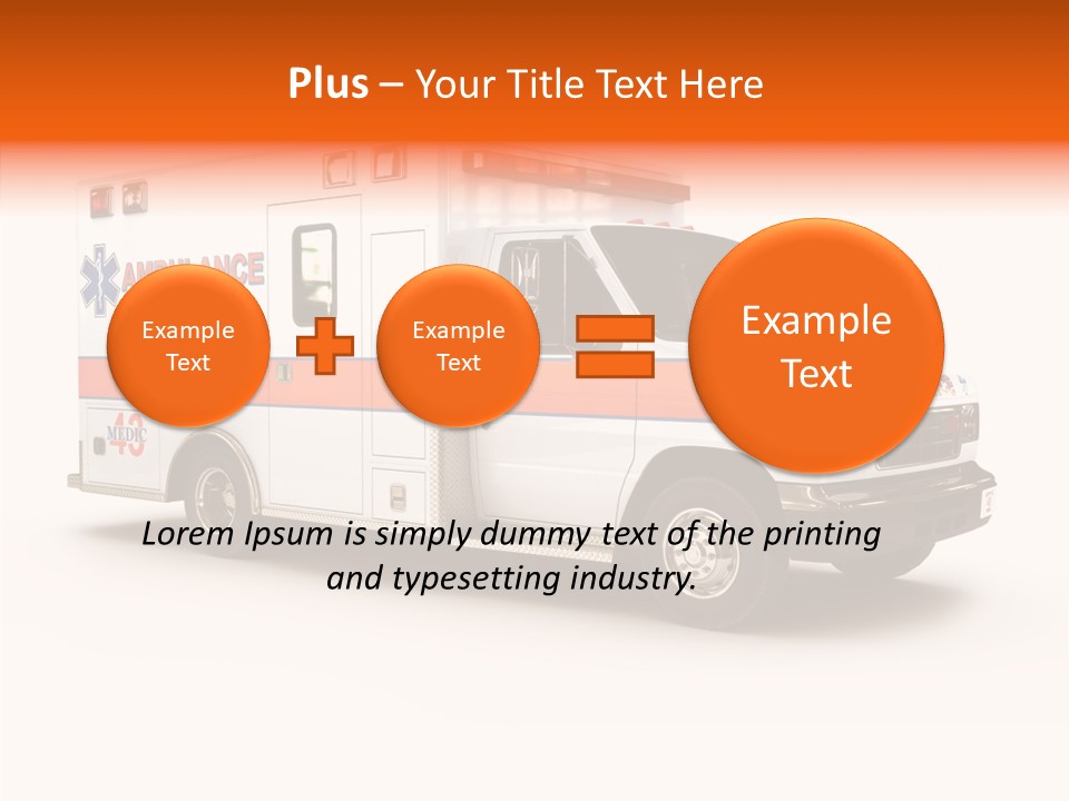 Healthcare Automobile Response PowerPoint Template
