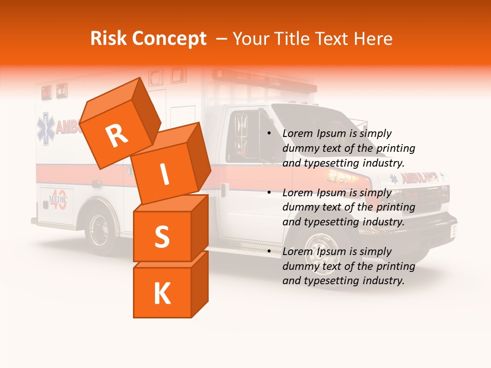 Healthcare Automobile Response PowerPoint Template