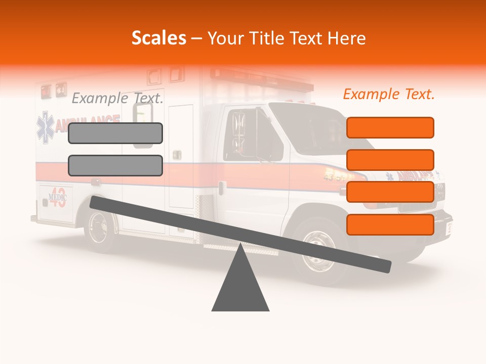 Healthcare Automobile Response PowerPoint Template