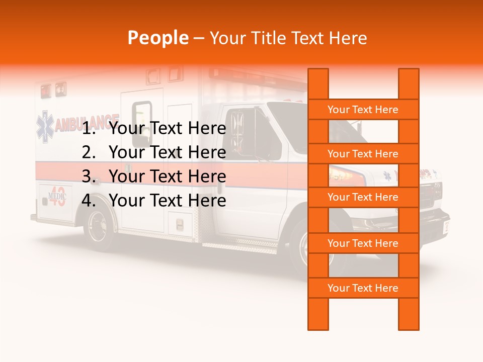 Healthcare Automobile Response PowerPoint Template
