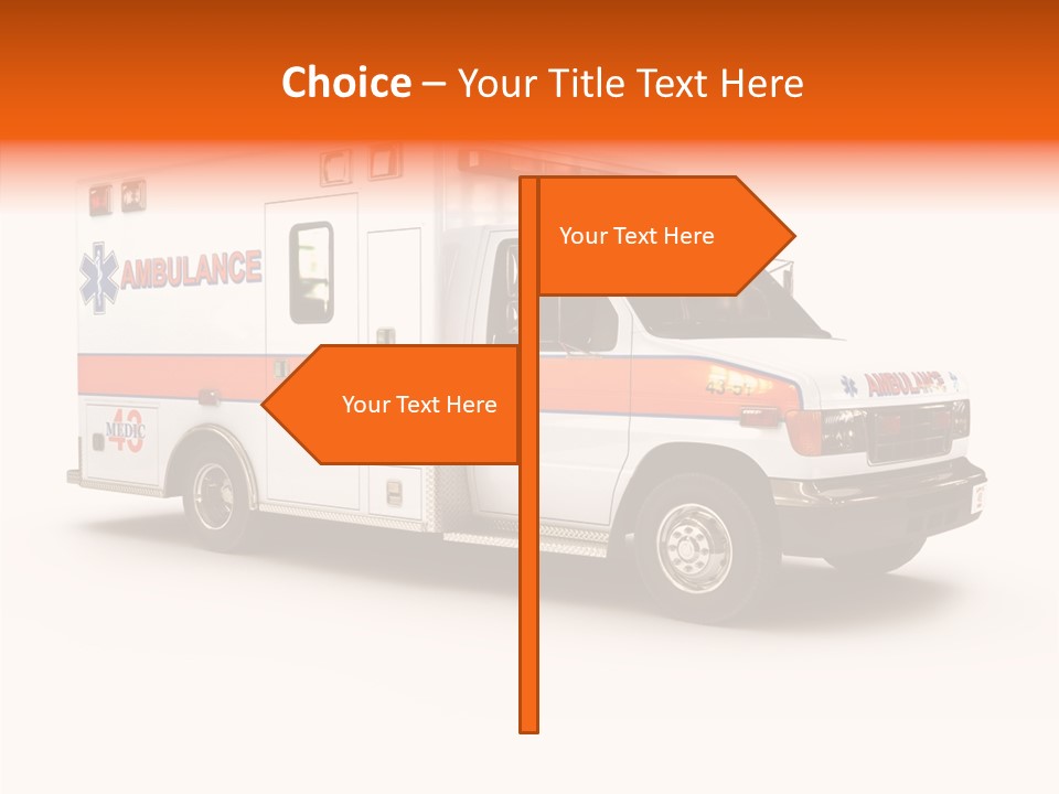 Healthcare Automobile Response PowerPoint Template