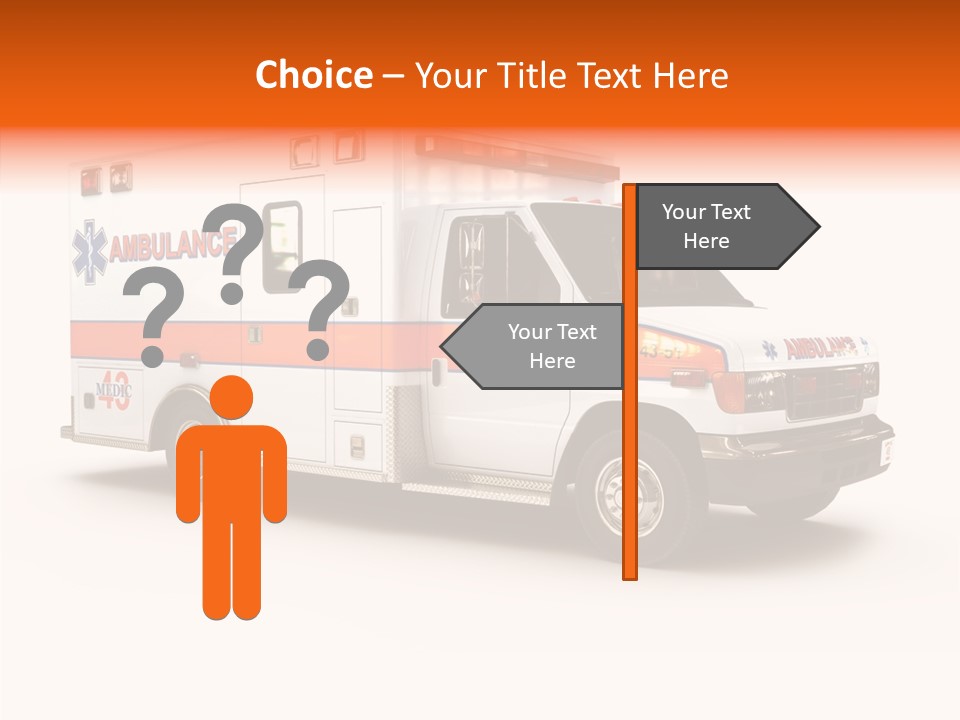 Healthcare Automobile Response PowerPoint Template