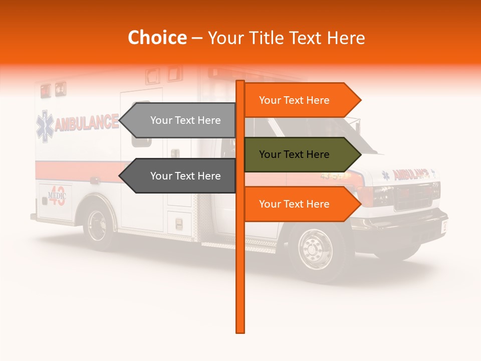 Healthcare Automobile Response PowerPoint Template