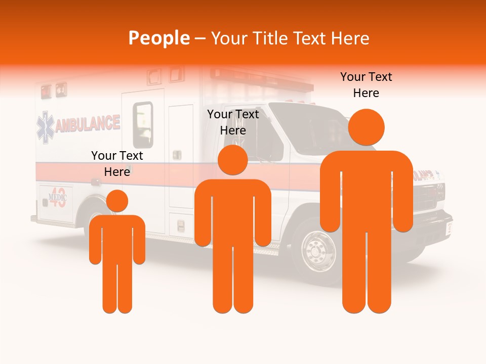 Healthcare Automobile Response PowerPoint Template