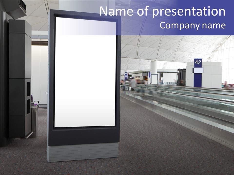 Poster Travel Stop PowerPoint Template