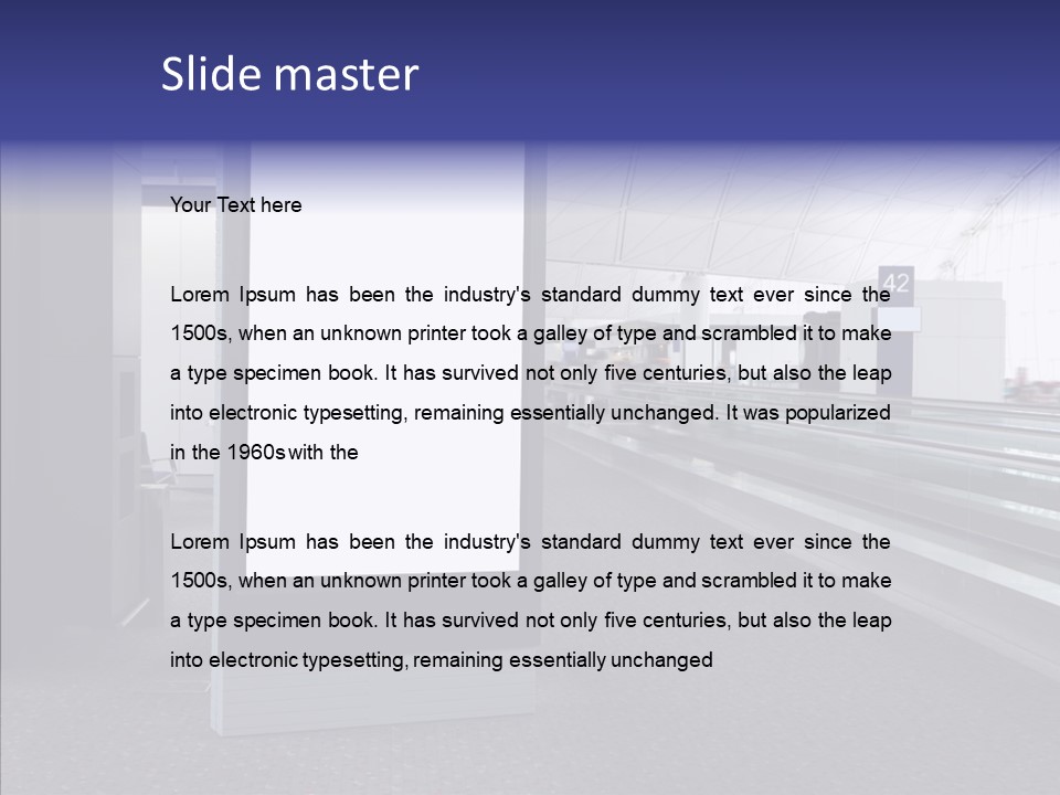 Poster Travel Stop PowerPoint Template