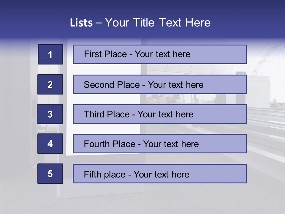 Poster Travel Stop PowerPoint Template