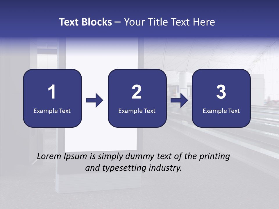 Poster Travel Stop PowerPoint Template