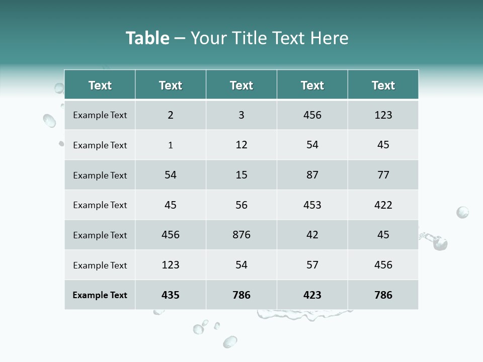 Movement Freshness Conceptual PowerPoint Template