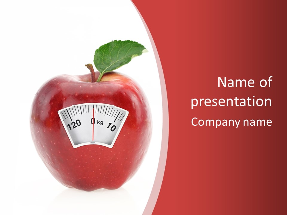 Lose Calories Concept PowerPoint Template