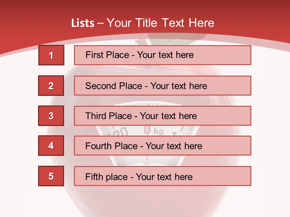 Lose Calories Concept PowerPoint Template
