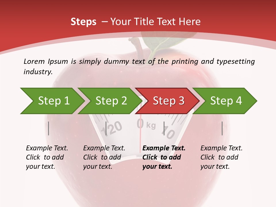 Lose Calories Concept PowerPoint Template