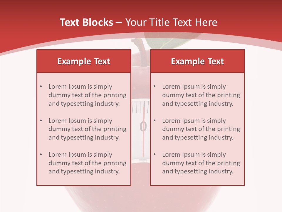 Lose Calories Concept PowerPoint Template