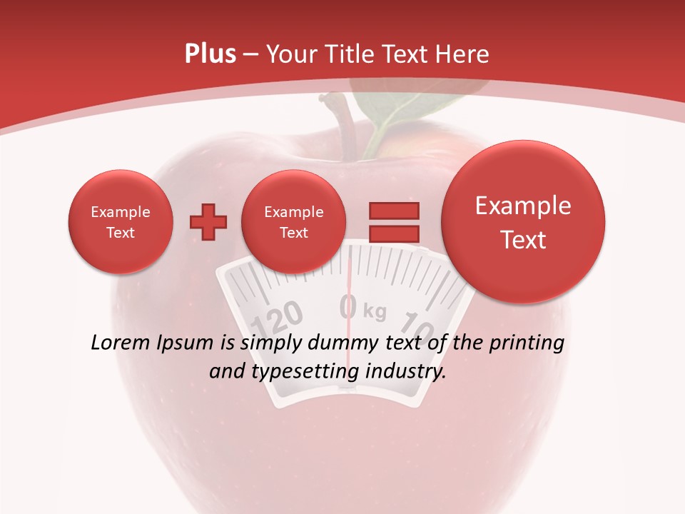Lose Calories Concept PowerPoint Template