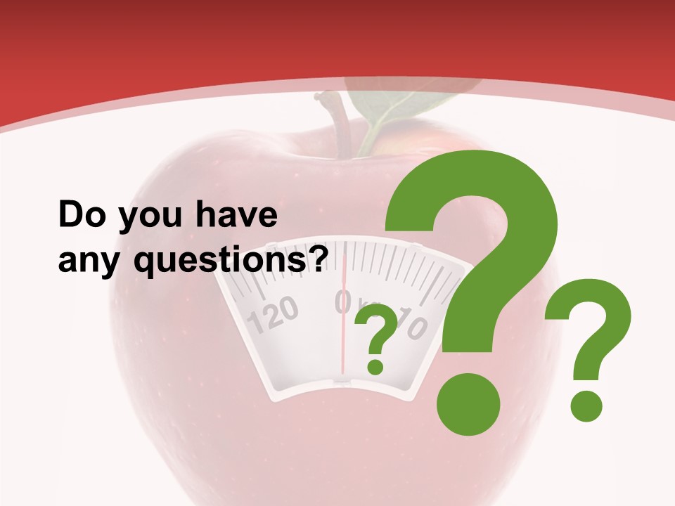 Lose Calories Concept PowerPoint Template