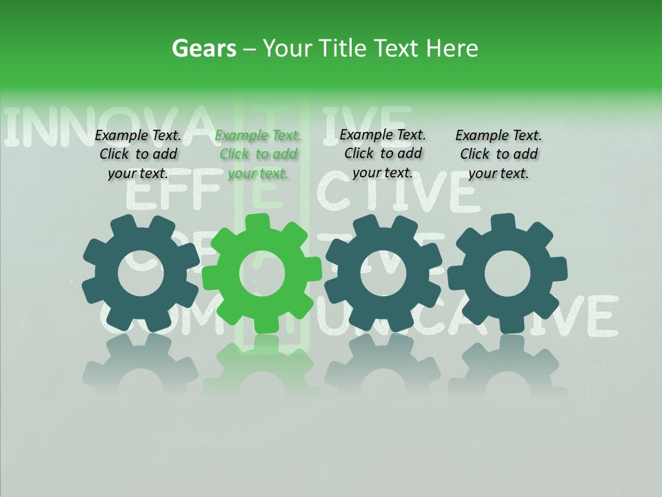 Successful White Teaching PowerPoint Template