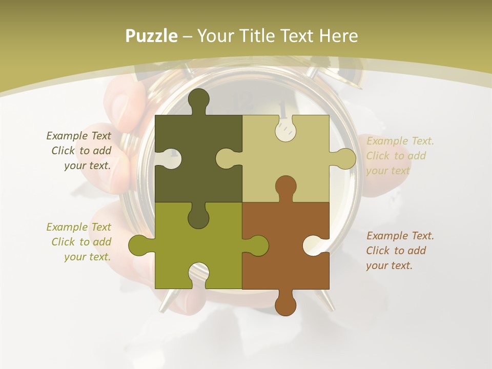 Deadline Clock Measurement PowerPoint Template