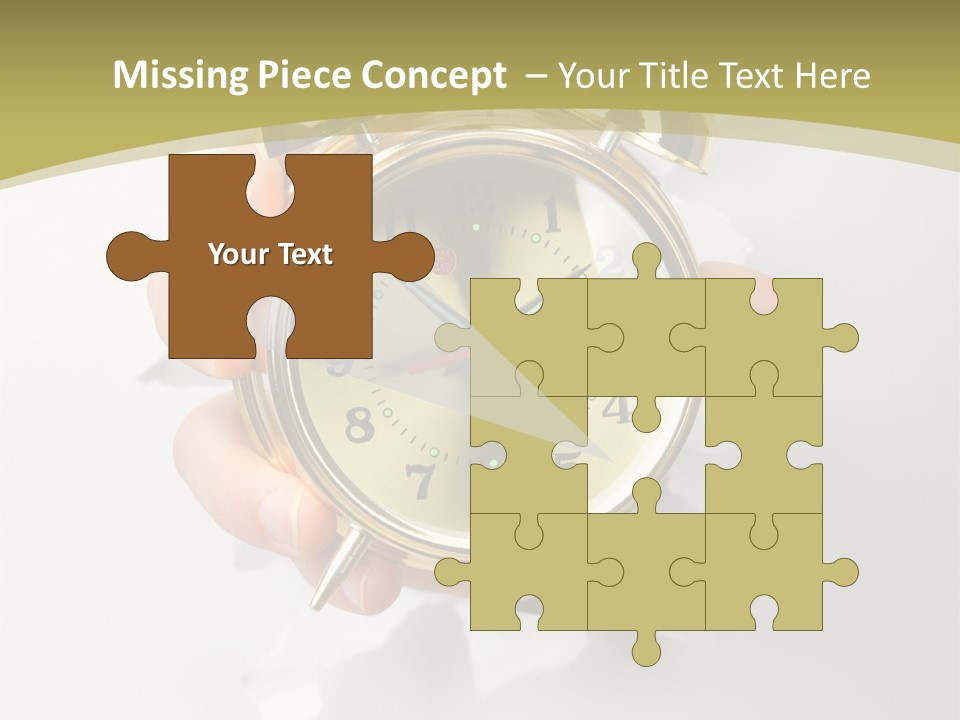 Deadline Clock Measurement PowerPoint Template