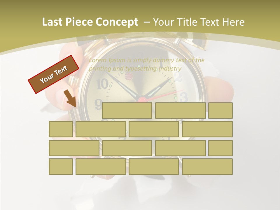 Deadline Clock Measurement PowerPoint Template