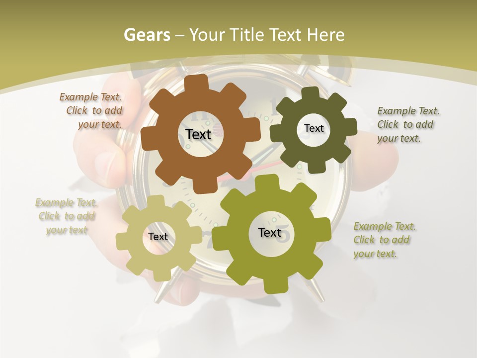 Deadline Clock Measurement PowerPoint Template