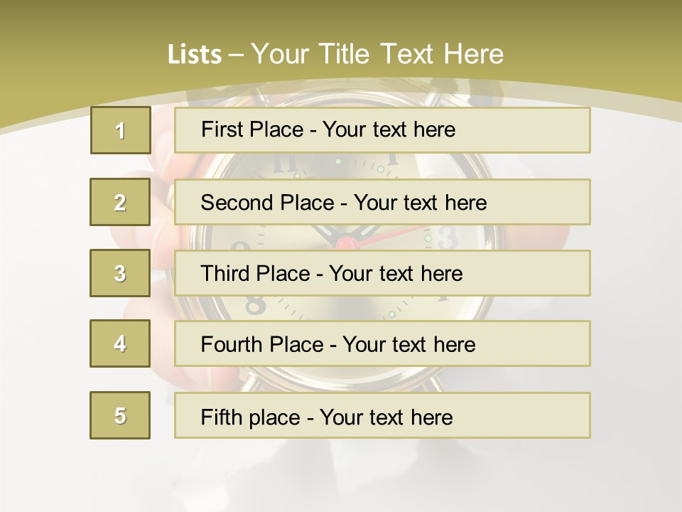 Deadline Clock Measurement PowerPoint Template